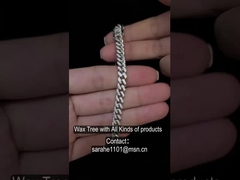 7.05g Pulseiras Hip Hop Bling Letra Diamante Casal