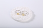 Anéis de prata do corte 2.3g 925 brilhantes eternos CZ dos anéis da promessa do acoplamento para mulheres