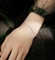 Do bracelete de prata da flor do cristal de rocha 925 da temperamento micro inserir para mulheres