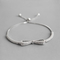 o bracelete do zirconita do Bowknot 4.13g forma a joia Sterling Silver 925 para mulheres