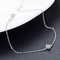 O ouro chapeou 925 Sterling Cubic Zirconia Bracelet Jewelry que as mulheres prateiam braceletes