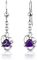 Ródio do pendente de Sterling Silver Jewelry Set Earrings da colar 925 das mulheres