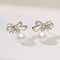 Grupo da joia do S925 das mulheres de Sterling Silver Jewelry Pearl Butterfly dos brincos 925 da colar