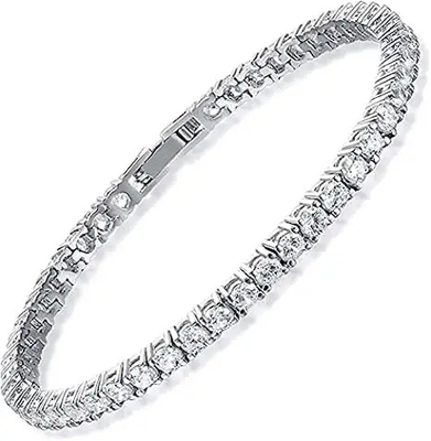 925 Sterling Silver Link Bracelet Set com brincos de estribo Joias de prata Set de 18-inch Chain