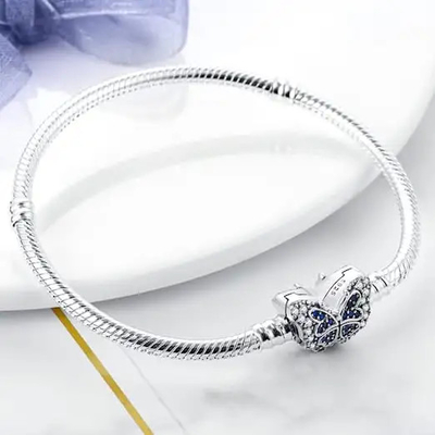 Algum bracelete de prata da CZ da ocasião 925 com característica Hypoallergenic