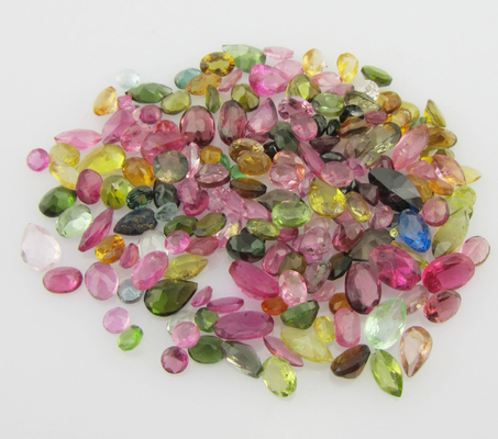 Colourful Tourmaline Gemstone Pendant Zircon Crystal 925 Silver Necklace para todos os dias e festa