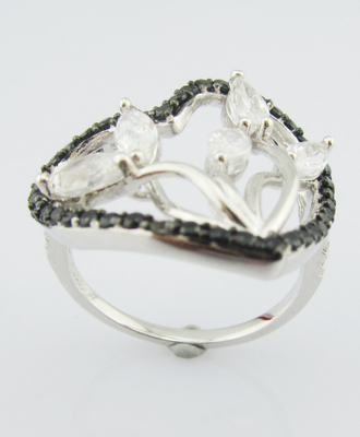 Elegantes brincos de zircônio cúbico de grau AAA Prata 925 Jóias Conjunto de colar de prata esterlina e conjuntos de brincos para noiva