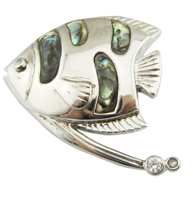 Caranguejo Coloreado Concha Zircon Animal Concha Pendente S925 Logo Pendente Para Todos os Dias / festa