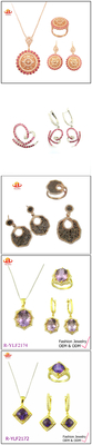 925 Sterling Silver Jewelry Set com AAA CZ Stones Lobster Clap Closure Logotipo personalizado