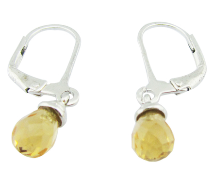 Brincos de prata portáteis Sterling CZ Estilo moderno e vintage fios franceses Brincos Drop CZ