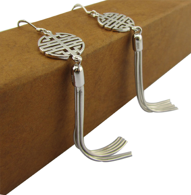 Fashion 925 Silver CZ brincos para ocasiões casuais