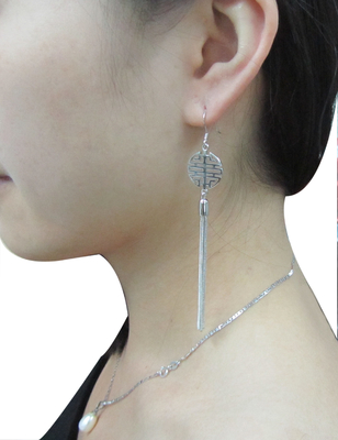 Fashion 925 Silver CZ brincos para ocasiões casuais