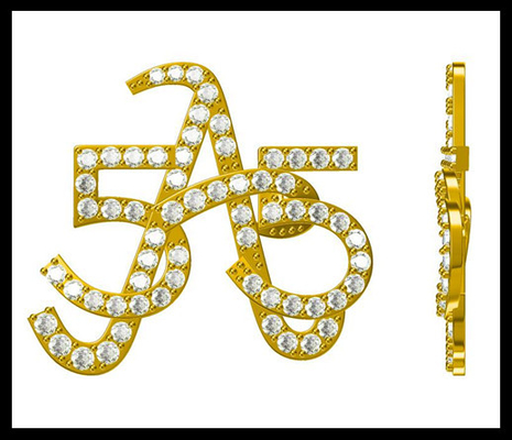 Ligeiro e intrincado 925 Silver Pin Brooch Com CZ Sterling Silver Brooch Sua Bolsa Brooch Design