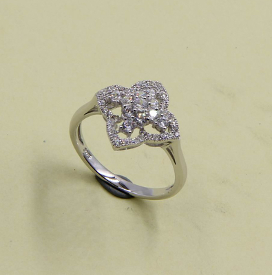 2-3mm 925 Prata CZ Chevron Anéis de casamento para Promessa de Noiva 925 anel de prata esterlina prata flor anel de prata faixa rin
