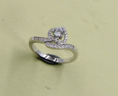 Snake Sparkling Radiant Cut Pear / Oval / Redondo / Chevron 925 Sterling Silver CZ Anéis Para Homens E Mulheres Anéis de Prata Moderna