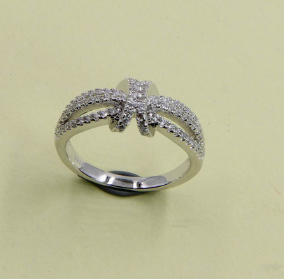 Nudo Redondo / Oval / Marquise Grau AAA Zirconia cúbica Meninos 925 Sterling Prata Anel de Casamento Prata Anéis empilháveis