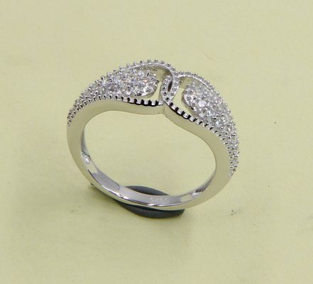 925 Sterling Silver Bands With Cubic Zirconia Gemstones In Heart And Oval Shapes Sterling Silver Cubic Zirconia Rings Anéis de prata