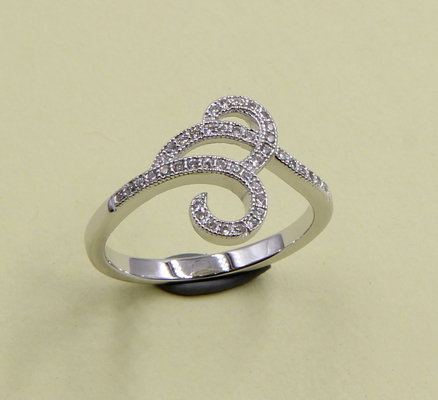 925 Sterling Silver CZ Prong Set Rings With Round Cut Sterling Silver Stacking Rings Sterling Silver Turquesa Anéis