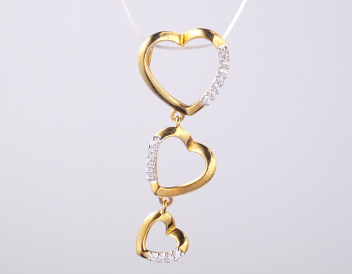 18K Revestimento de ouro Muçulmano 46cm Geométrico Redondo Grande Collar Muçulmano Zircão Pendente em roupas casuais de prata esterlina 925