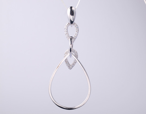 Círculos Redondos Forma Coleção Geométrica Pendente com Pedras CZ 925 Jóias de Prata Esterlina Acessórios Pendente de prata esterlina Prata cz Pendente Geometria