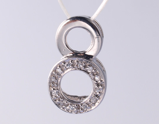 Exquisito Lâmina de Pera Forma Geométrica 925 Prata Esterlina Pendente Religioso Com Pedras de Zircão 925 Prata CZ Pendente