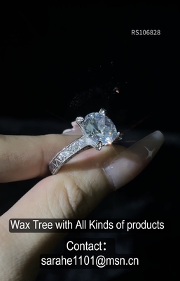 Moissanite 925 Prata Sterling CZ Anéis com Pedra Luminosa Cinza Anéis de Moda Prata Sterling Anéis de Prata Prata Cz jóias Prata Sterling Anéis gravados em prata 925 Joias Sterling