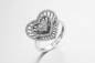 “Telesthesia” anel de noivado da média da joia de 925 anéis de Sterling Silver CZ