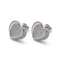 2,6 925 gramas de OEM de prata Tiffany Heart Earrings Silver dos brincos da CZ