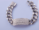 Zirconita 92,5 Sterling Silver Bracelets do AAA 17cm Cartier Permanent Bracelet