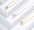 18K 18 quilate Diamond Pendant Yellow Gold Cartier Diamond Necklace