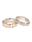 anéis de Diamond Rings Couples Cross Promise do ouro de 4.5g 6.5g 18K