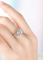 aneis de noivado do conjunto de Diamond Rings 2.9g Edwardian do ouro de 0.5ct 0.28ct 18K
