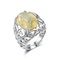 Os anéis de prata de pedra preciosa do quadrado 925 encantam o anel preto da pedra da ágata do vintage