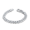 OT abraçam 925 alfabetos de prata Diamond Couple Bracelets do bracelete 7.05grams da CZ